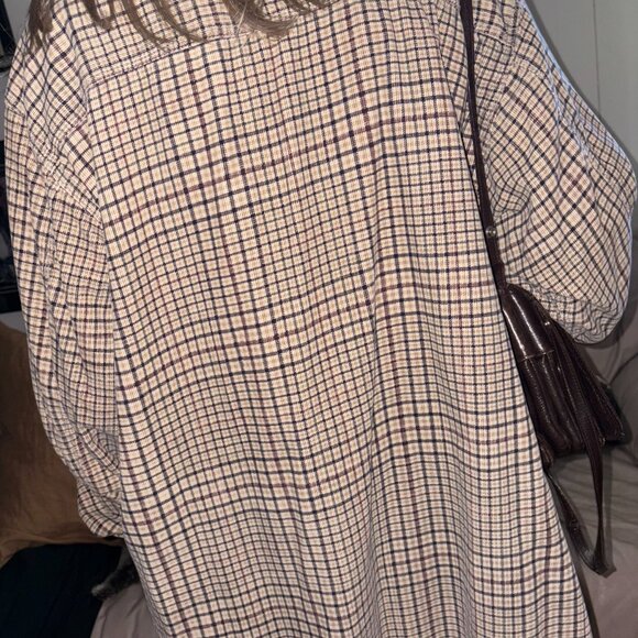 Vintage Prefab Classics Plaid Corduroy Button Up Large - Picture 7 of 9